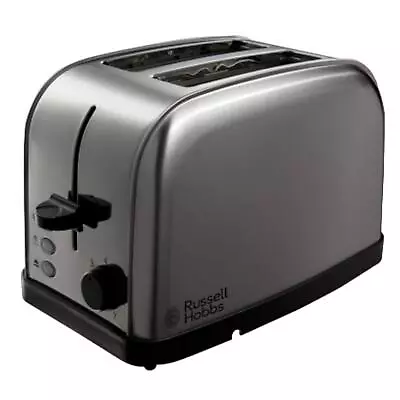 £24.99 • Buy Russell Hobbs 2-Slice Toaster In Stainless Steel With ReHeat - 18780