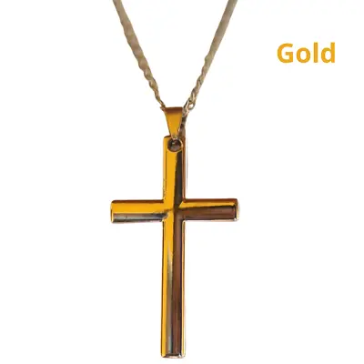 Jesus Stainless Pendant Steel Crucifix Necklace Chain Cross Women Mens Black Uk • £3.20