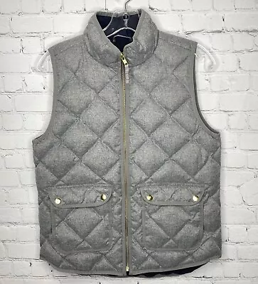 J. Crew Quilted Vest Gray Small • $10.20