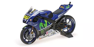 Minichamps 1:12 YAMAHA YZR-M1 MOVISTAR VALENTINO ROSSI TEST BIKE MOTOGP 2016 • $109.31