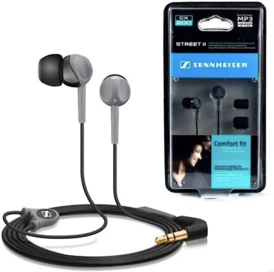 $25.90 • Buy Sennheiser CX200 Street II In Ear Canal Earbuds MP3/Iphone/iPod Headphones