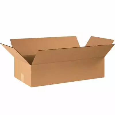 Flat Corrugated Boxes For Shipping Packing Moving 24 X12 X6  Kraft 20/Bundle • $54.99