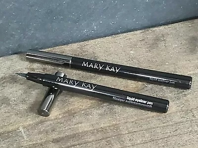 2X Mary Kay Liquid Eyeliner Pen ~ BLACK ~ Full Size Nwob • $12