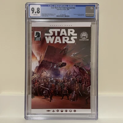 $799.99 • Buy Star Wars Hyperspace Fan Club Special CGC 9.8 Dark Horse Comics 2008