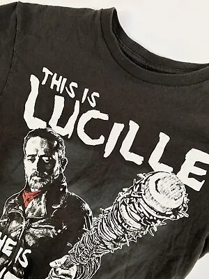 The Walking Dead TWD Negan This Is Lucille Bat T-Shirt Size Small Horror • $7.99