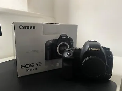 Canon EOS 5D Mark II Digital SLR Camera - Black (Body Only) WITH BOX • £375