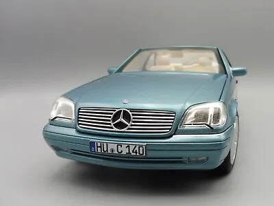 Mercedes-Benz CL600 Coupe 1997 1/18 NOREV 183448 Mercedes C 140 CL 600 • $120.70