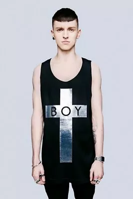 £8.50 • Buy Long X Boy London Cross Vest Silver Unisex Sizes-S.M.L Boy London, Mishka