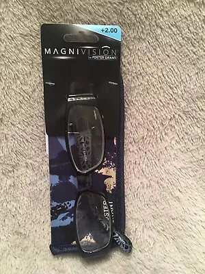 $25 Magnivision By Foster Grant +2.00 Reading Glasses With Soft Case Posh BLU • $12