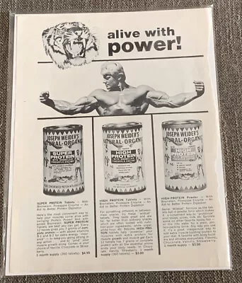 Dave Draper Weider Protein Ad Photo From Bodybuilding Magazine • $9.99