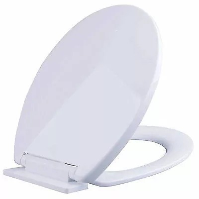 £9.95 • Buy Brand New Luxury Bathroom Slow Soft Close White Toilet Seat Seats Wc Heavy Duty