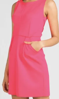 Nwt Milly Dress Size 0 Bright Neon Barby Pink Sexy • $29.99