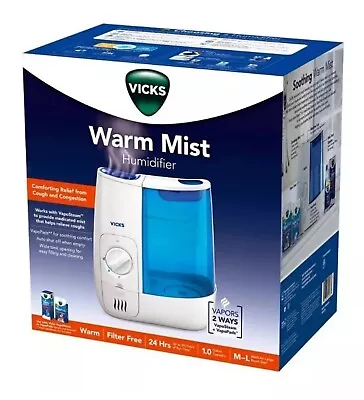 Vicks Warm Moisture Humidifier White And Blue • $39.99