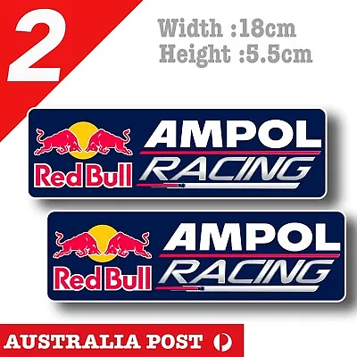 RED BULL AMPOL Racing Team Logo Bar Fridge  Laptop  Car  Decal Sticker  • $7.50