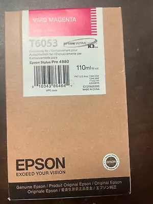 Epson T6053 Vivid Magenta 110ml K3 Ink Stylus Pro 4880  • $20