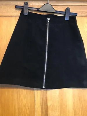 H&M Black Mini Skirt Women’s UK Size 10 • £0.99