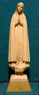 PILGRIM OUR LADY FATIMA ON HOLMOAK Vtg PLASTIC MATERIAL 5.55  FIGURE STATUE • $21.50