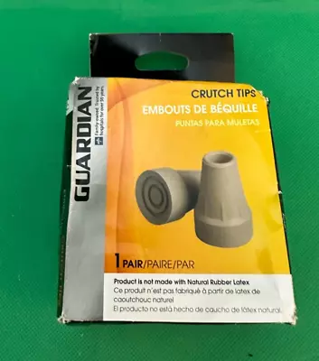 Medline G00842 Guardian Super Crutch Tip 7/8 Inch - Gray • $17.99