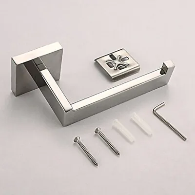 $25.69 • Buy Luxury Stainless Steel Toilet Roll Holder Square, Bathroom Toilet Paper HolderOH