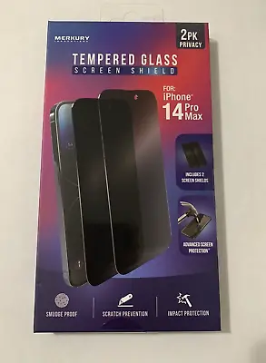 Merkury Innovations Tempered Glass Screen Shield For IPhone 14 Pro Max • $8