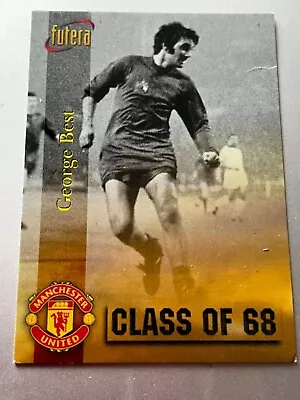 Legendary GEORGE BEST Manchester United Futera 1990’s Football Trading Card Mint • £1.75