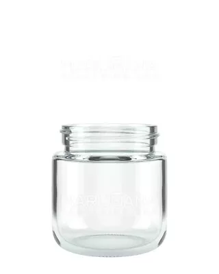 3 Oz. Rounded Base Clear Glass Jars | 53mm (32 Count/Case) • $12