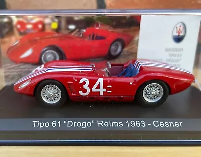 1:43 Maserati Tipo 61 Reims 1963. Leo Models. • $23.65