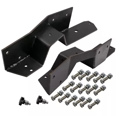 Bolt In C Notch Kit Black Rear Frame For Chevy C10 GMC C 15 C1500 Pickup 63-72 • $98.95