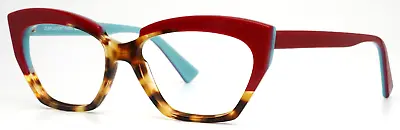 JEAN LAFONT Girl 532 Red Tortoise Womens Cat Eye Full Rim Eyeglasses 55-16-138 • $249.99