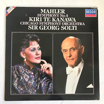 MAHLER Symphony No. 4 / Kiri Te Kanawa Georg SOLTI Chicago SO DECCA Digital LP • £11.48