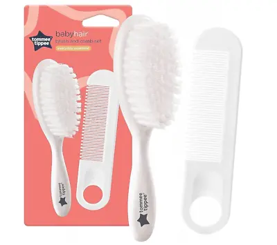 Tommee Tippee Essential Basics Brush And Comb Set 2 Count (Pack Of 1) • £3.35