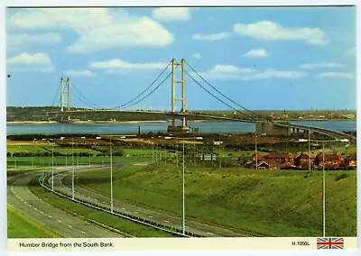 £2.25 • Buy 1980s Postcard Humber Estuary Suspension Bridge From South Bank Unposted Dennis