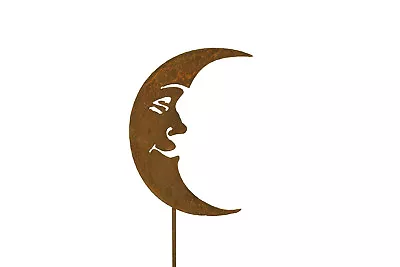 Crescent Moon Garden Stake | Moon Sun Garden Decor | Moon Gifts | Garden Gift • $12.99