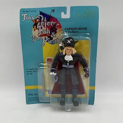 Vintage Fox’s Peter Pan And The Pirates Figure Captain Hook Carded Rare Ideal • $24