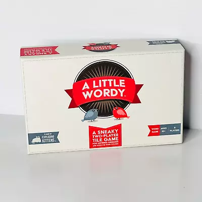 A Little Wordy - A Sneaky 2 Player Tile Game 2020 Exploding Kittens • $16.95