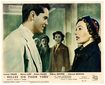 Belles On Their Toes Original Lobby Card 1952 Myrna Loy Jeanne Crain Jeff Hunter • $24.99