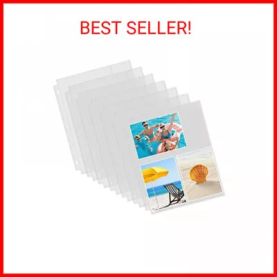 Photo Sleeves For 3 Ring Binder - (4x6 30 Pack) For 180 Photos Archival Photo • $13.11