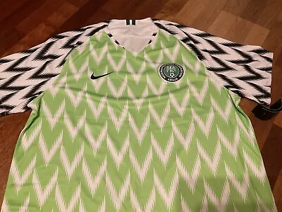 £31 • Buy Nike 2018 Nigeria Home Football Shirt Rare Sold Out Original XXL Green BNWT New