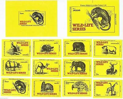 Soviet Latvia Matchbox Labels Essex Match Export Wildlife Animals M/F BALTIJA • $5.99