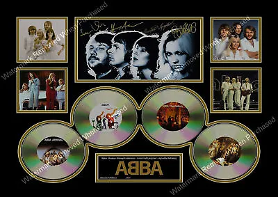 Abba Signed Arrival Limited Edition Memorabilia Autograph A4 Photo Print • £8.69