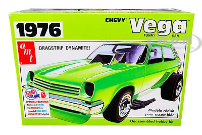 Skill 2 Model Kit 1976 Chevrolet Vega Funny Car 1/25 Scale Model By Amt Amt1156 • $30.99