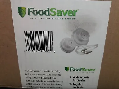 $21.37 • Buy FoodSaver FCARWJAH-000 Vacuum Sealer Food Storage - White