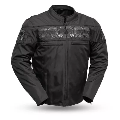 First MFG Immortal Men's Motorcycle Textile Jacket Reflective  XLarge • $164.99