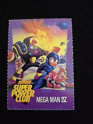 Nintendo Power Super Power Club Magazine Card 120 Mega Man IV • $9