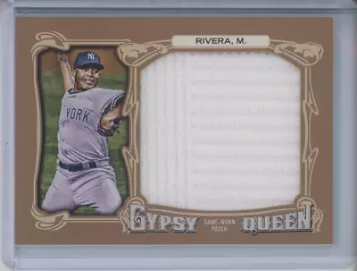 Mariano Rivera Game-worn Jersey Patch /10 2014 Topps Gyps Queen Jumbo Relic Sp • $199.99