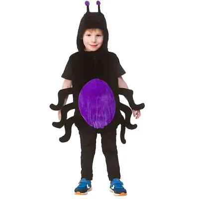 Wicked Costumes Spider Hooded Tabard Child Fancy Dress • £11.99