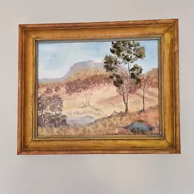 Oil Painting On Board 12 X9.5  Landscape Framed 15 X12  And Signed!!! • £19.99