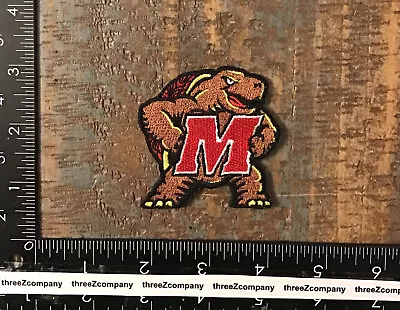 MARYLAND Terrapins NCAA College Football Team Mascot Logo Iron-On Patch • $4.80