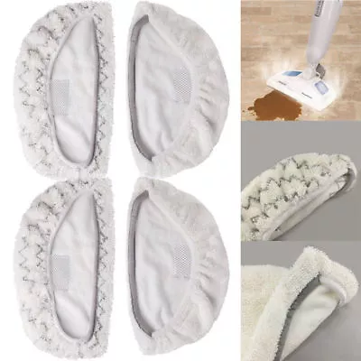 4Pcs Steam Mop Pads Microfiber Washable For Bissell Powerfresh 1940 1544 1440 • $18.59