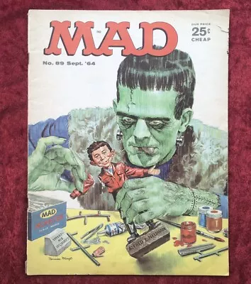 Mad Magazine #89 September 1964 Frankenstein Cover Norman Mingo🔥 • $24.99